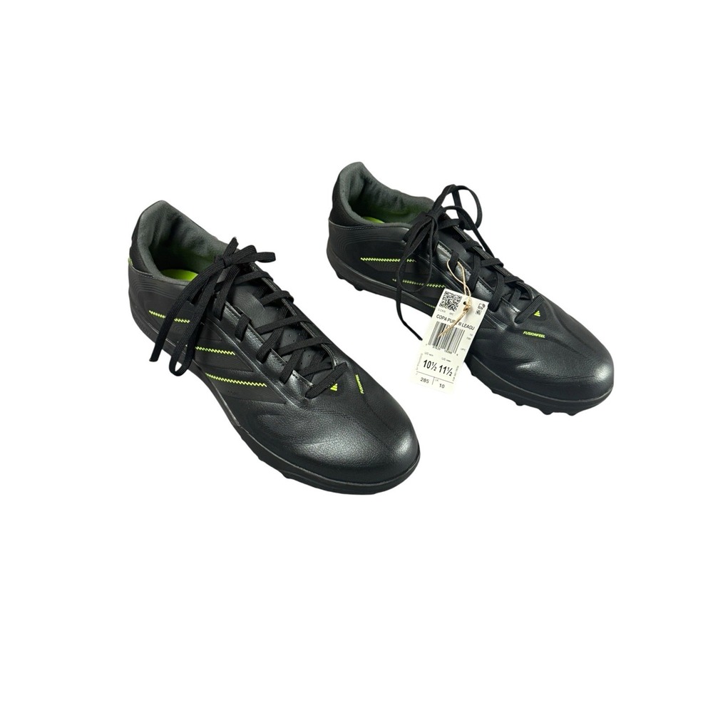 New Adidas Copa Pure III League Soccer Turf TF Shoes Black Men's Sz 10.5 JR2855